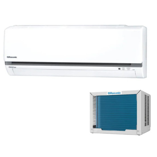 RASONIC 樂信 RSU12CW 1.5匹,變頻淨冷窗口分體式冷氣機