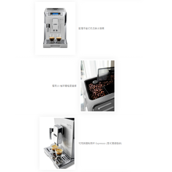 DELONGHI ECAM45.760.W 咖啡機