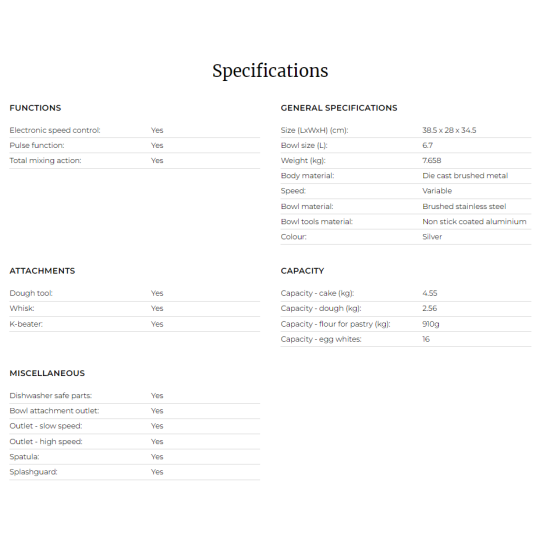 KENWOOD KVL4100S 專業廚師機
