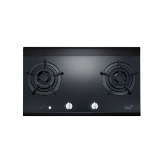 TGC 中華煤氣 MEGA-i2(BR) 極炎火嵌入式雙頭煤氣平面爐 (黑色)
