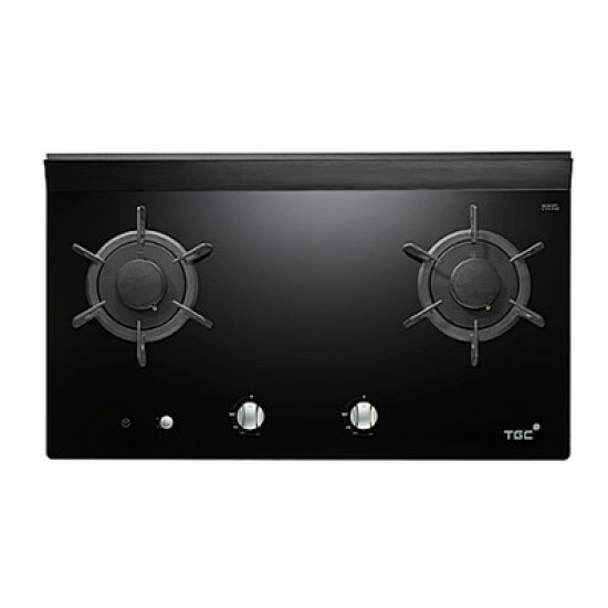 TGC 中華煤氣  TRTB72LT-C(black)  雙頭氣體煮食爐