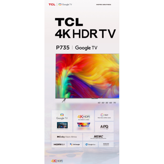 TCL 55P735 55吋 4K SMART TV