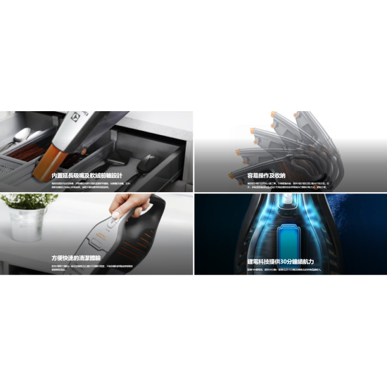 ELECTROLUX 伊萊克斯  ZB6218STM 手提無線吸塵機