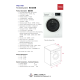 TEKA 德格 TKD1481 變頻前置式洗衣機 (8 公斤,1400 轉/分鐘)