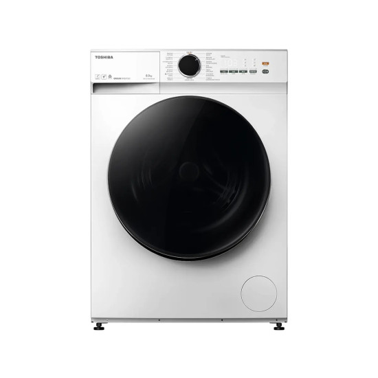 TOSHIBA 東芝  TW-T21BU90UWH(WW) 超薄身前置式變頻洗衣機 (8 公斤,1400 轉/分鐘)